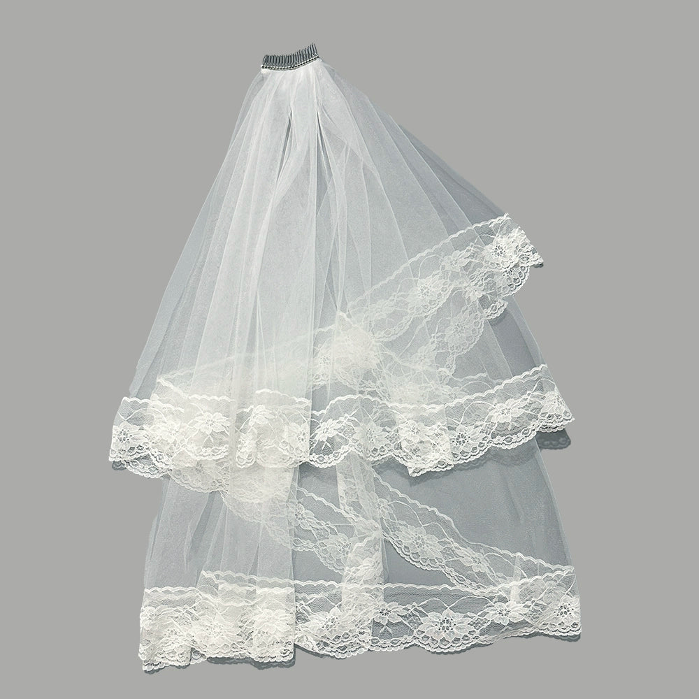 Wedding Black Lace Veil
