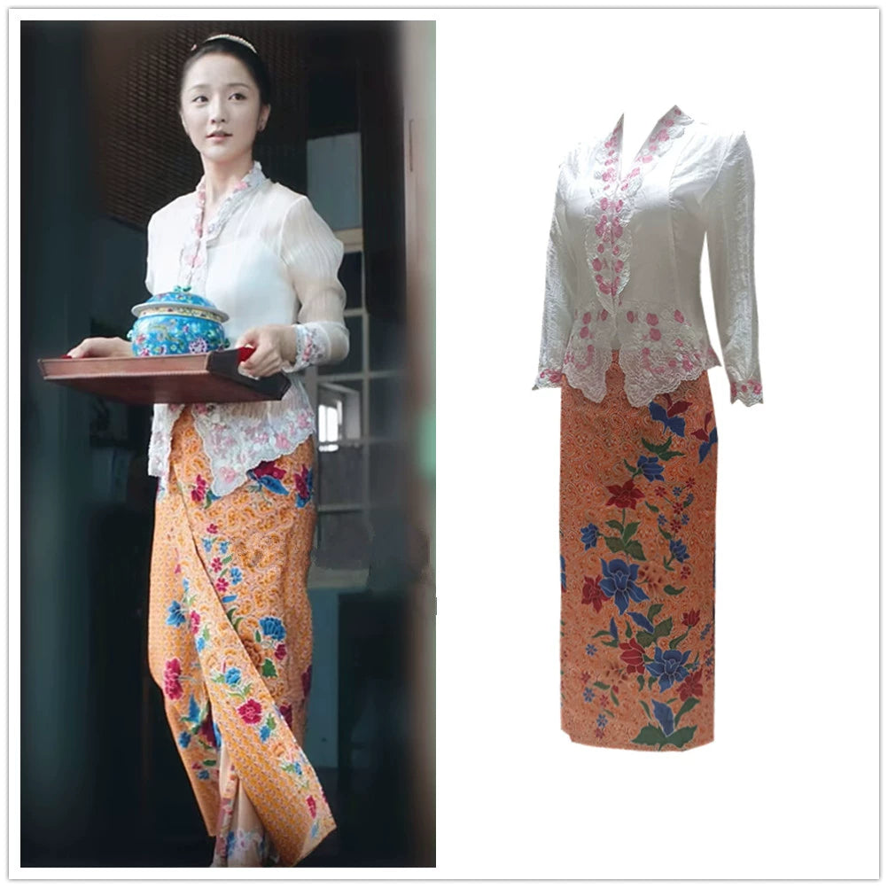Retro Thin Embroidered Cardigan