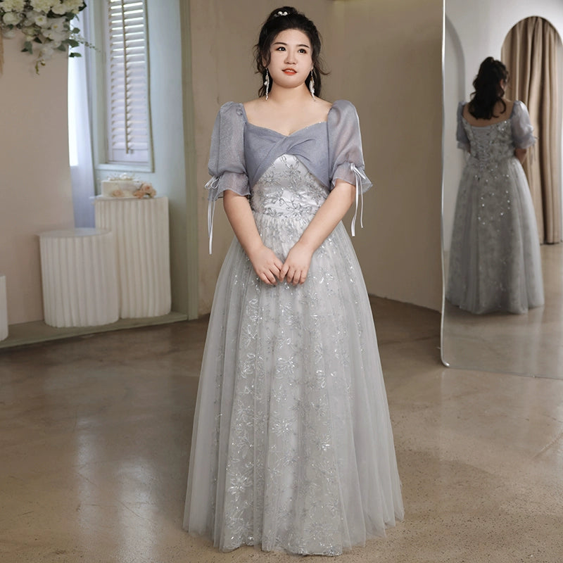Elegant French Banquet Evening Dress