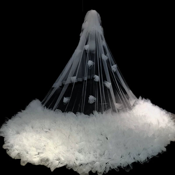 Wedding Bridal Veil Super Long Dragging