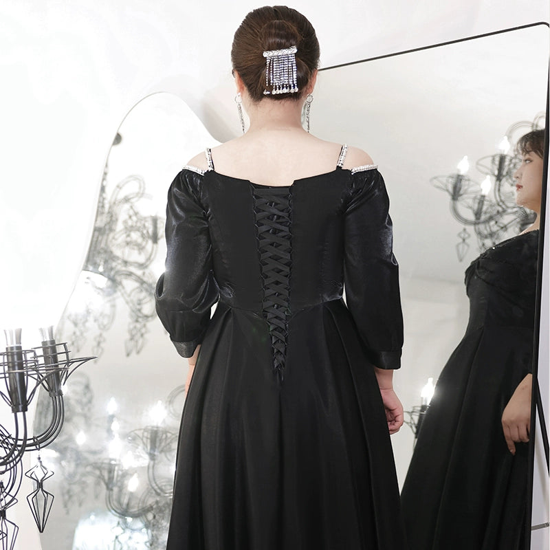 High Quality Black Evening Dress