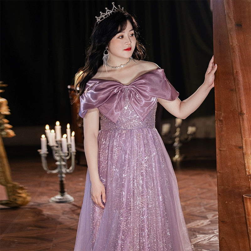 Purple Evening Dress