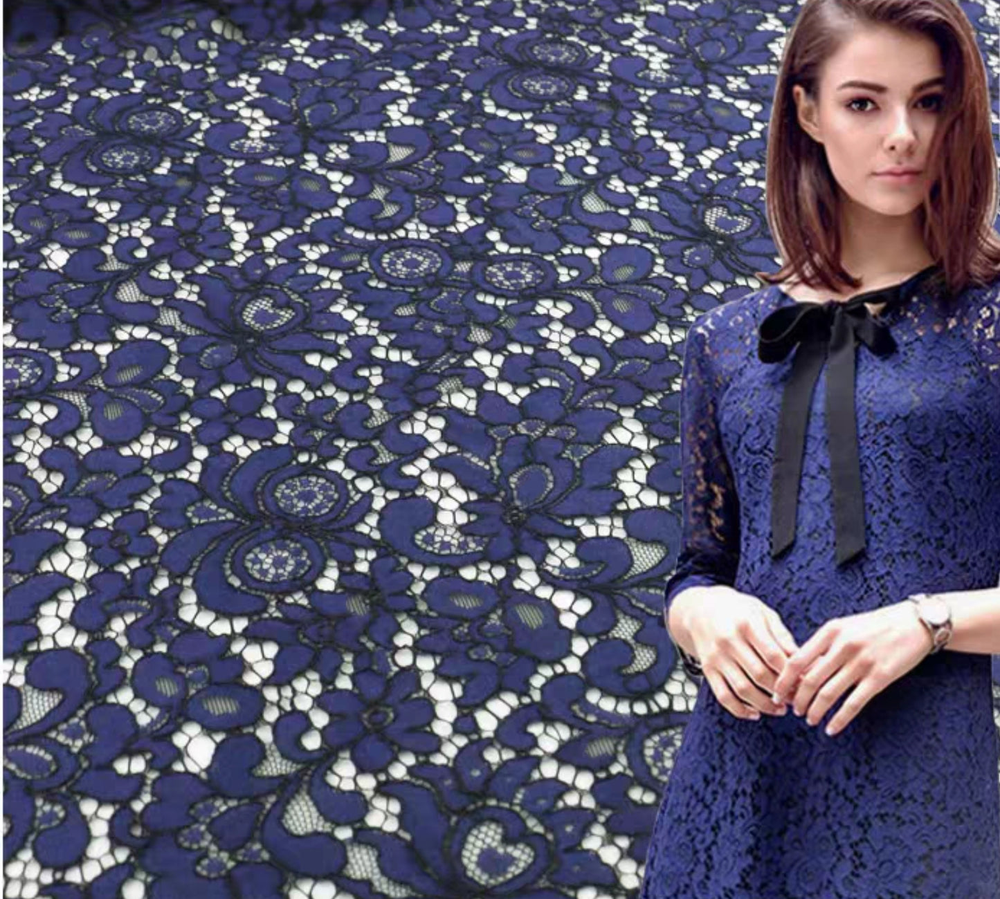 Lace fabric 3002-002 | Amehandmadesg