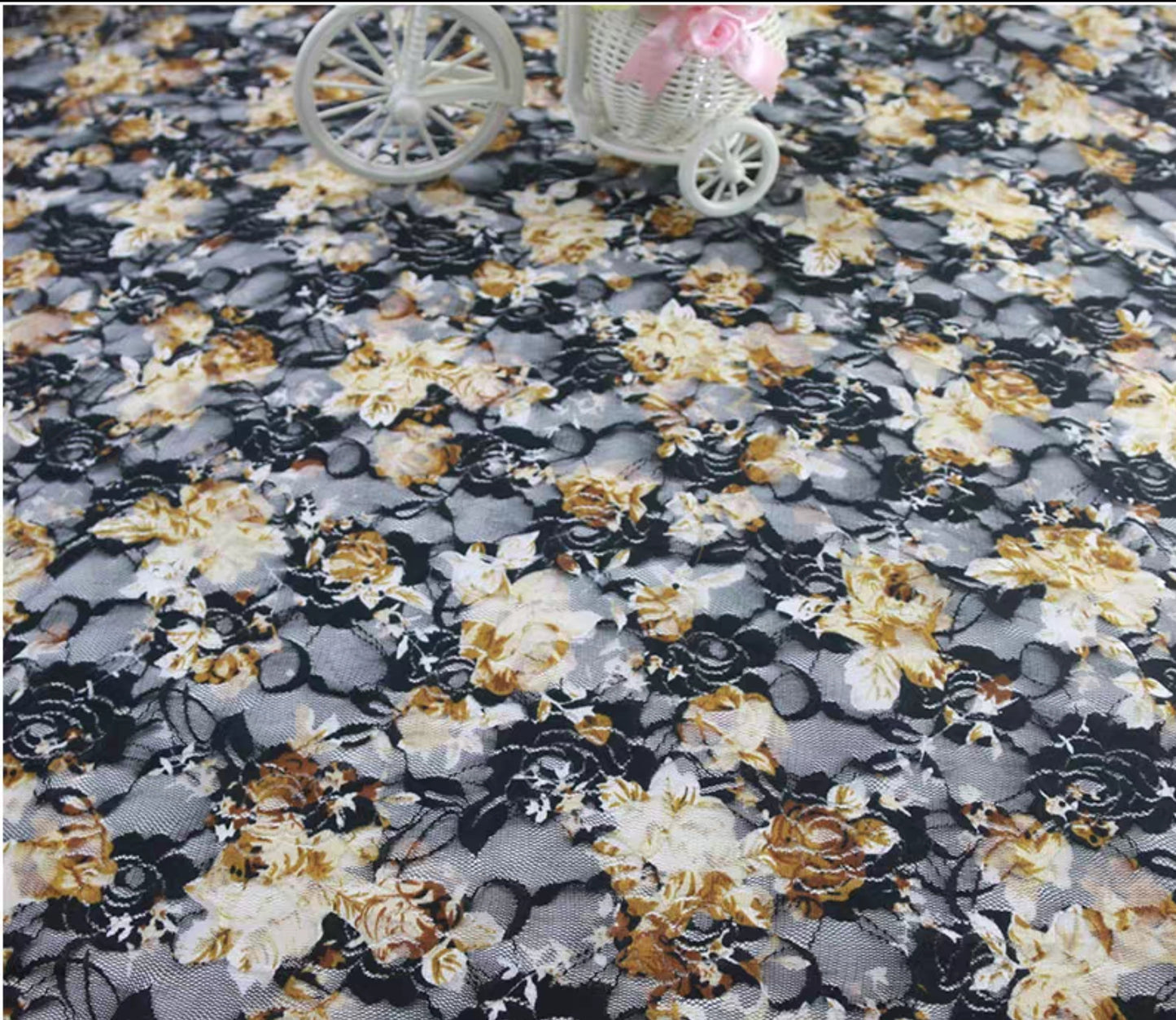 Lace fabric printing 3002-003 | Amehandmadesg