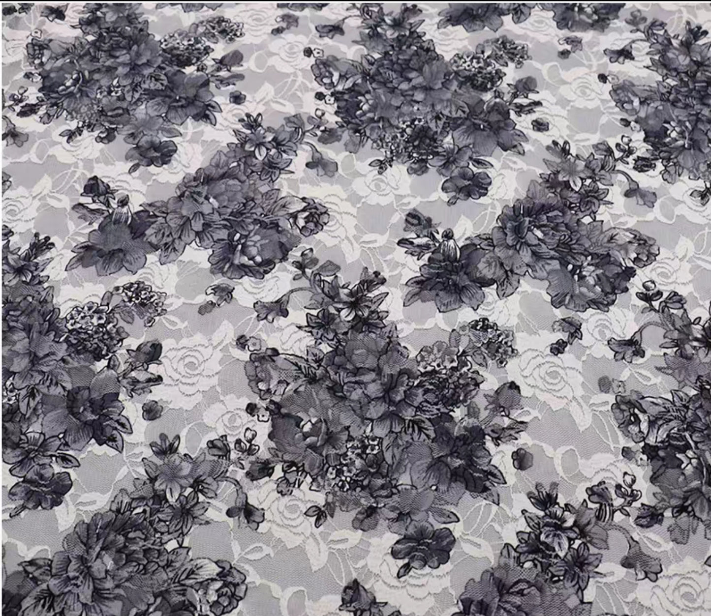 Lace fabric printing 3002-003 | Amehandmadesg