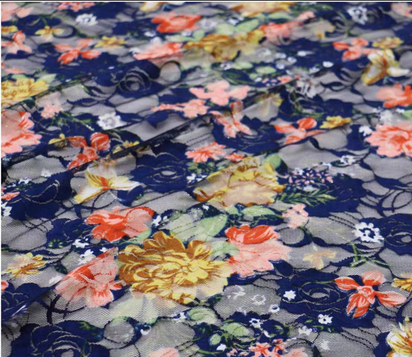 Lace fabric printing 3002-003 | Amehandmadesg