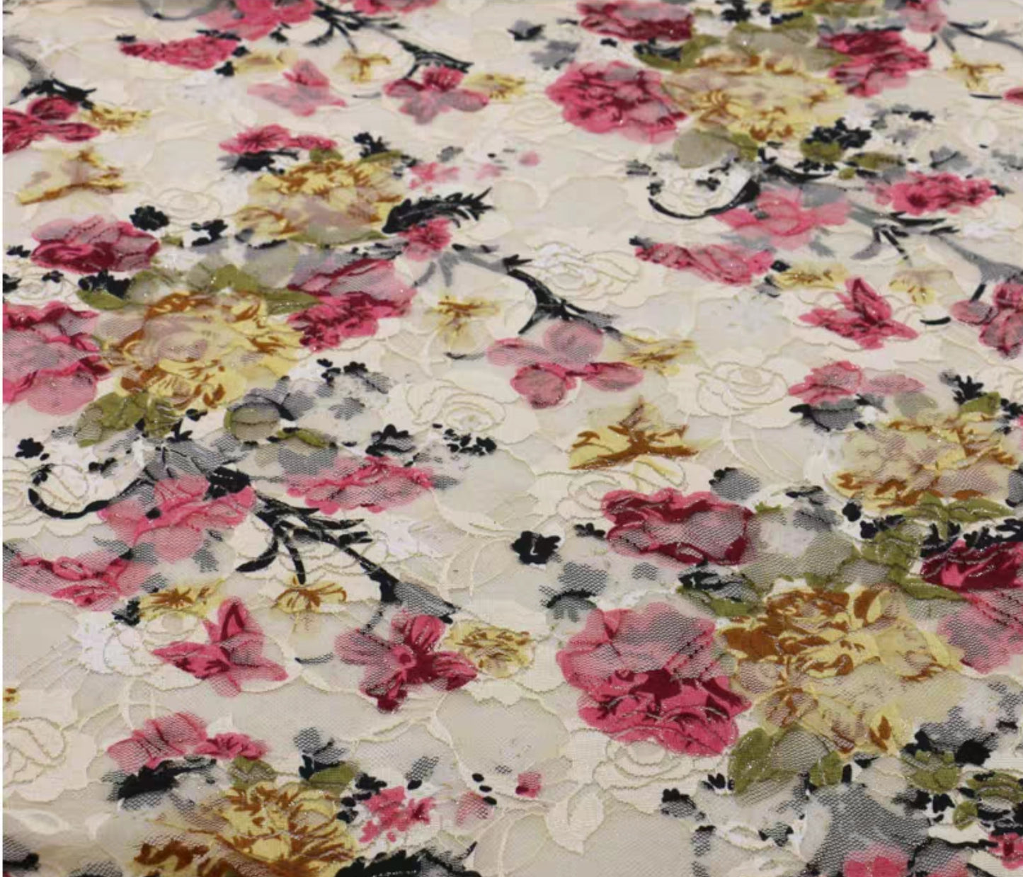Lace fabric printing 3002-003 | Amehandmadesg