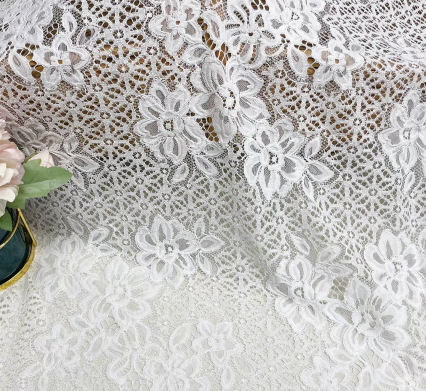 Lace fabric printing 3001-001 | Amehandmadesg