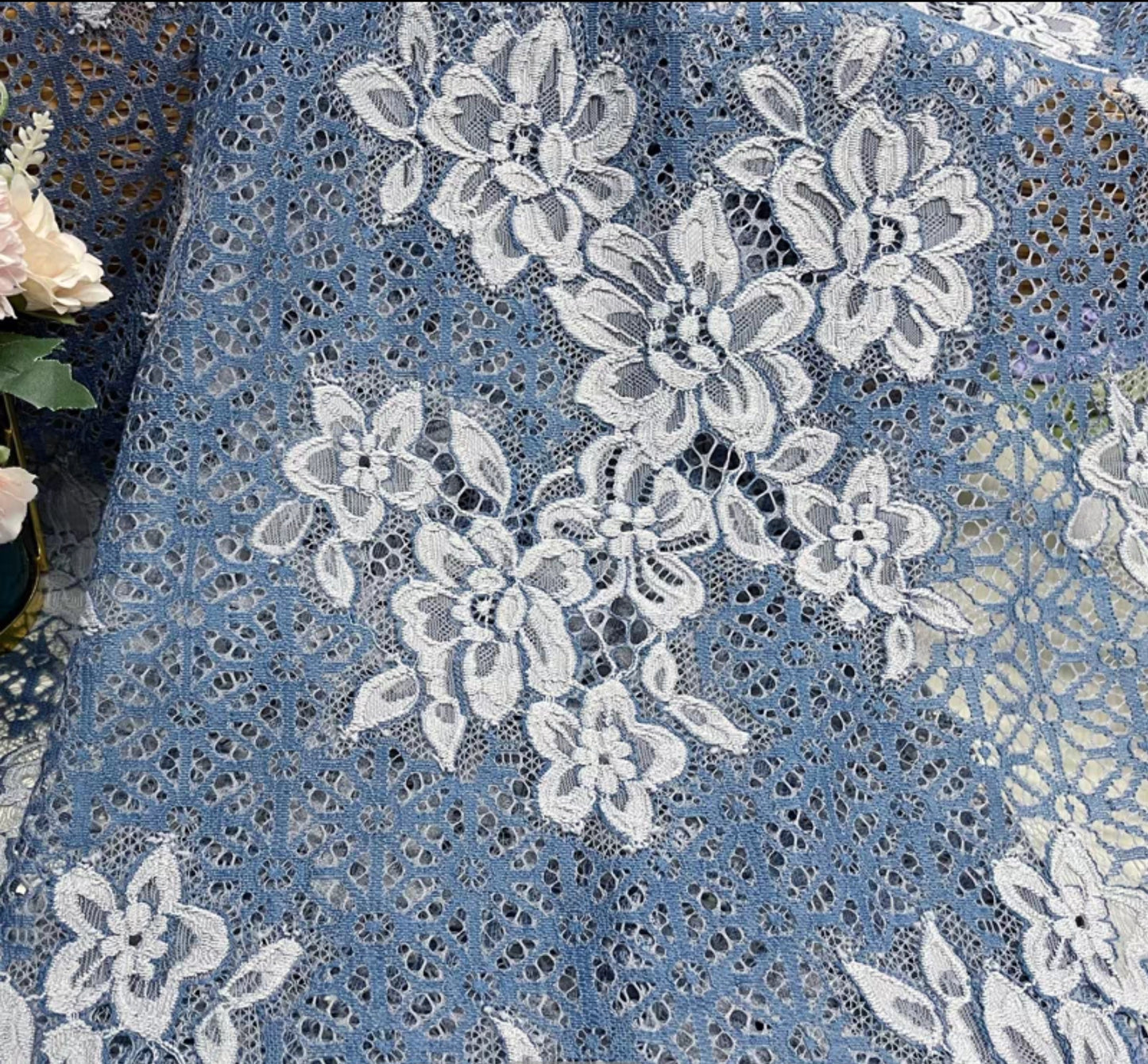 Lace fabric printing 3001-001 | Amehandmadesg