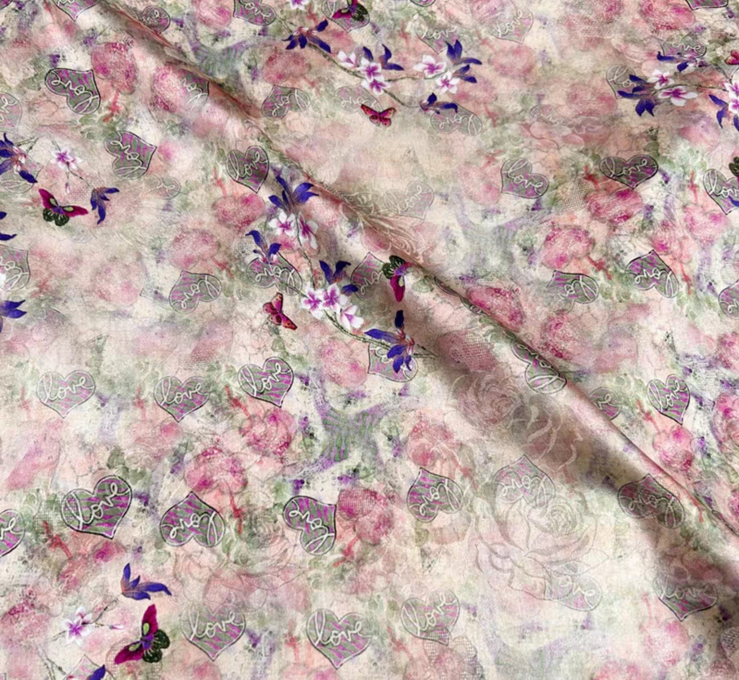 Chinese style jacquard silk fabric elastic satin printing skin-friendly heavy mulberry silk cheongsam dress fabric 3003-001
