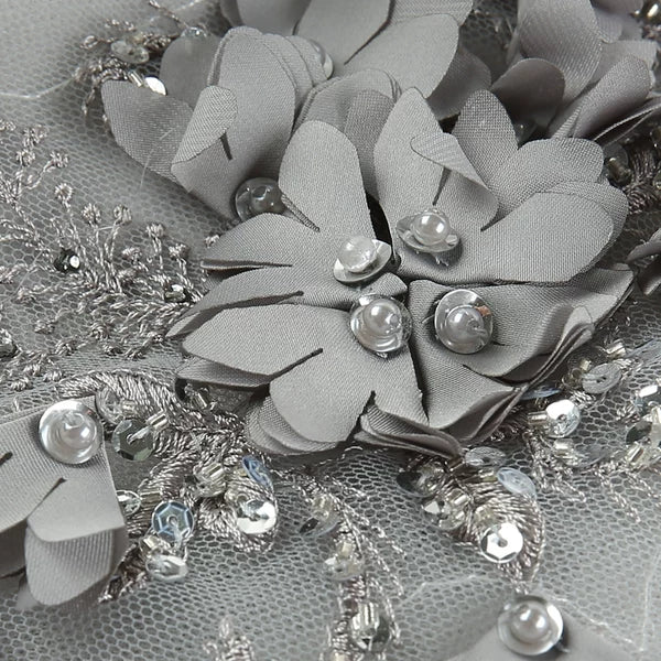 Elegant Long Sleeve Princess Wedding Dress for Piano Performance