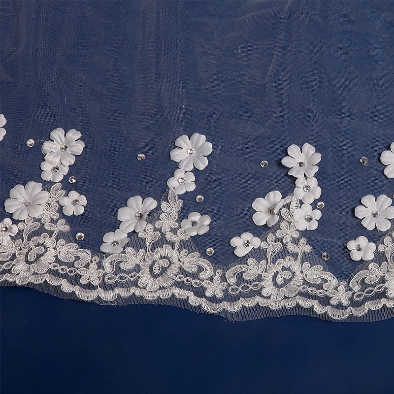 White Wedding Veil