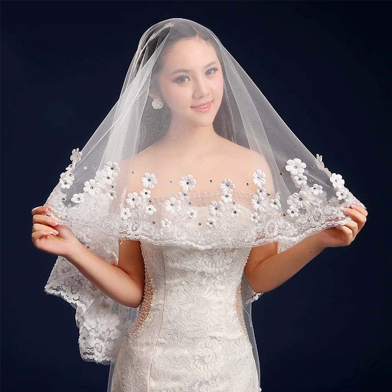 White Wedding Veil