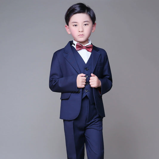 Classic Children's Suit Set: Korean Style Jacket for Flower Boys