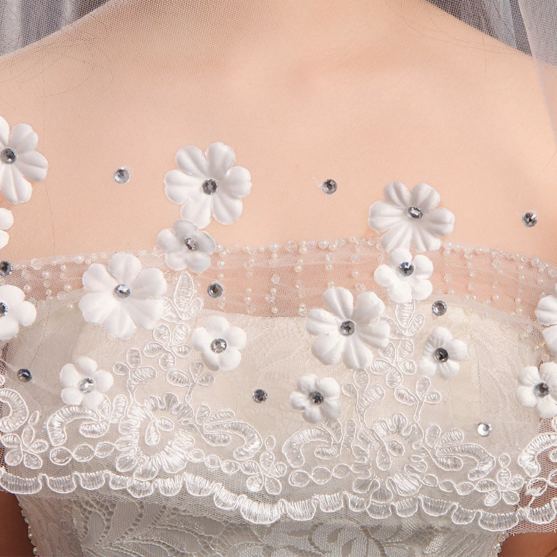 White Wedding Veil