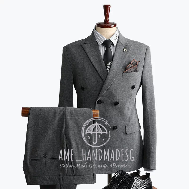 Suits for men British style handsome business suits three-piece suits groom wedding dress