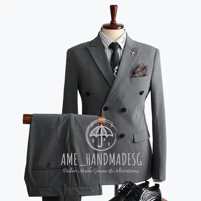 Suits for men British style handsome business suits three-piece suits groom wedding dress