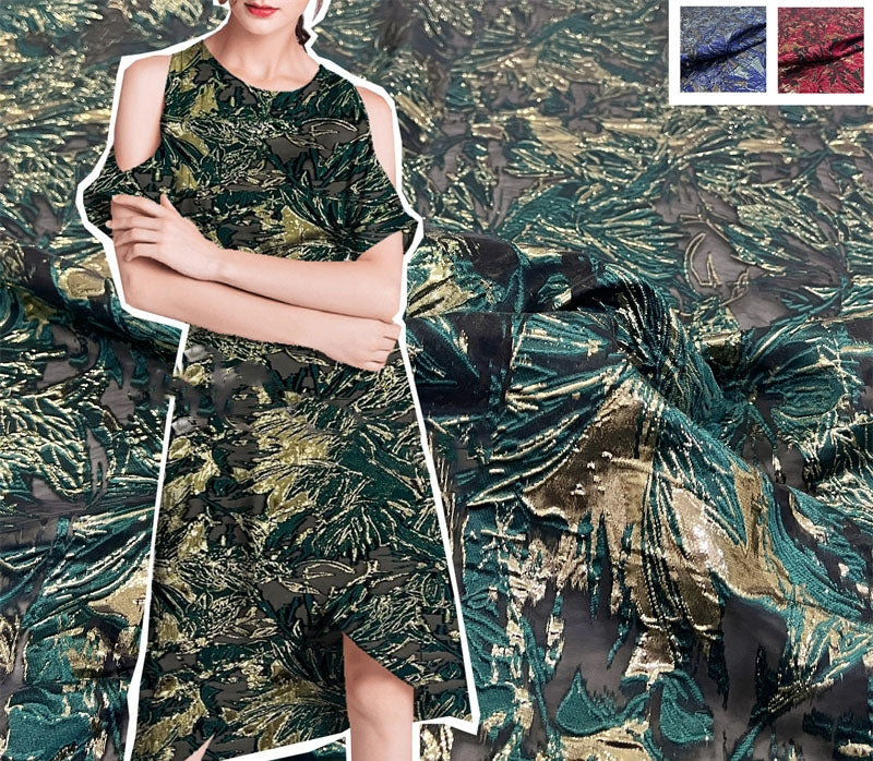 Embossed Jacquard Organza