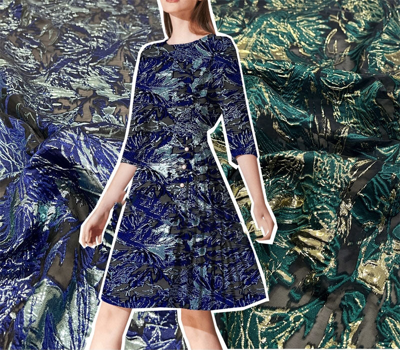 Embossed Jacquard Organza