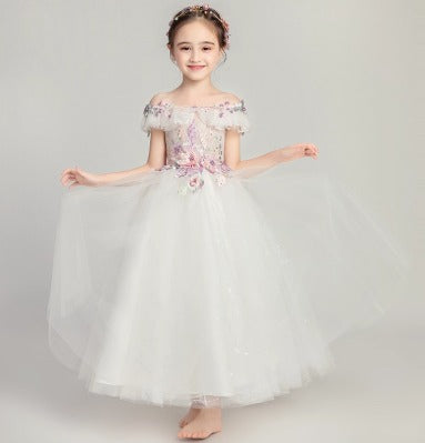 Elegant Flower Girl Dress: Children's Wedding & Performance Gown