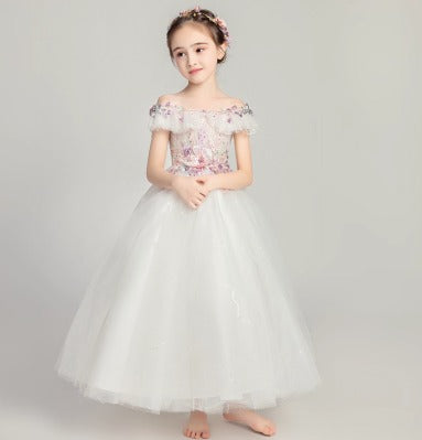Elegant Flower Girl Dress: Children's Wedding & Performance Gown