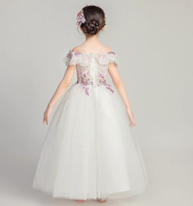 Elegant Flower Girl Dress: Children's Wedding & Performance Gown