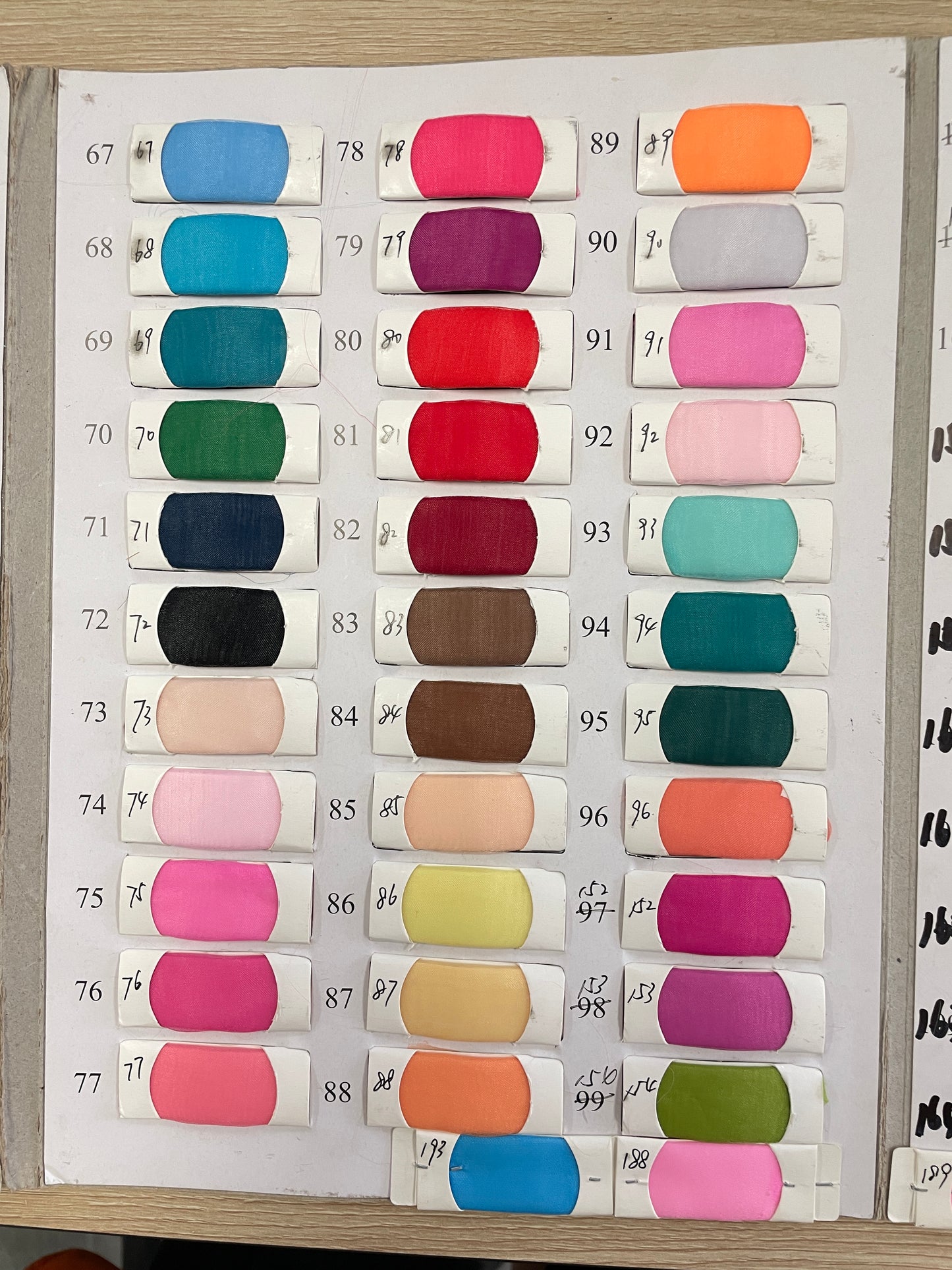 Organza fabrics
