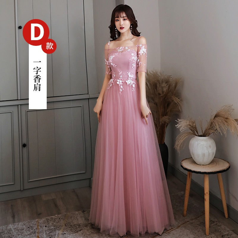 A line Lace Dark Pink Bridesmaid Dresses Short for Women Plus Size Wedding Party Prom Girl Guest Dresses