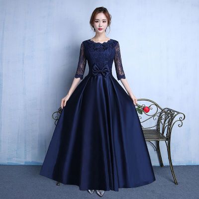 New Dress Cocktail Elegant Evening Dress Toast Clothing Female Casual Dames Jurken Temperament Spring Sommerkleid Annual Party A046