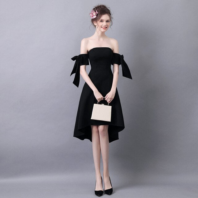 Celebrity Sexy Bow sleeve Slim Off Shoulder Dress Stage Dance Dressing Vestidos elegant dress women