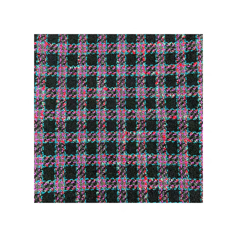 C*anel bag woven tweed fabric, high-end clothing designer DIY handmade shoes and hats, small fragrance fabric