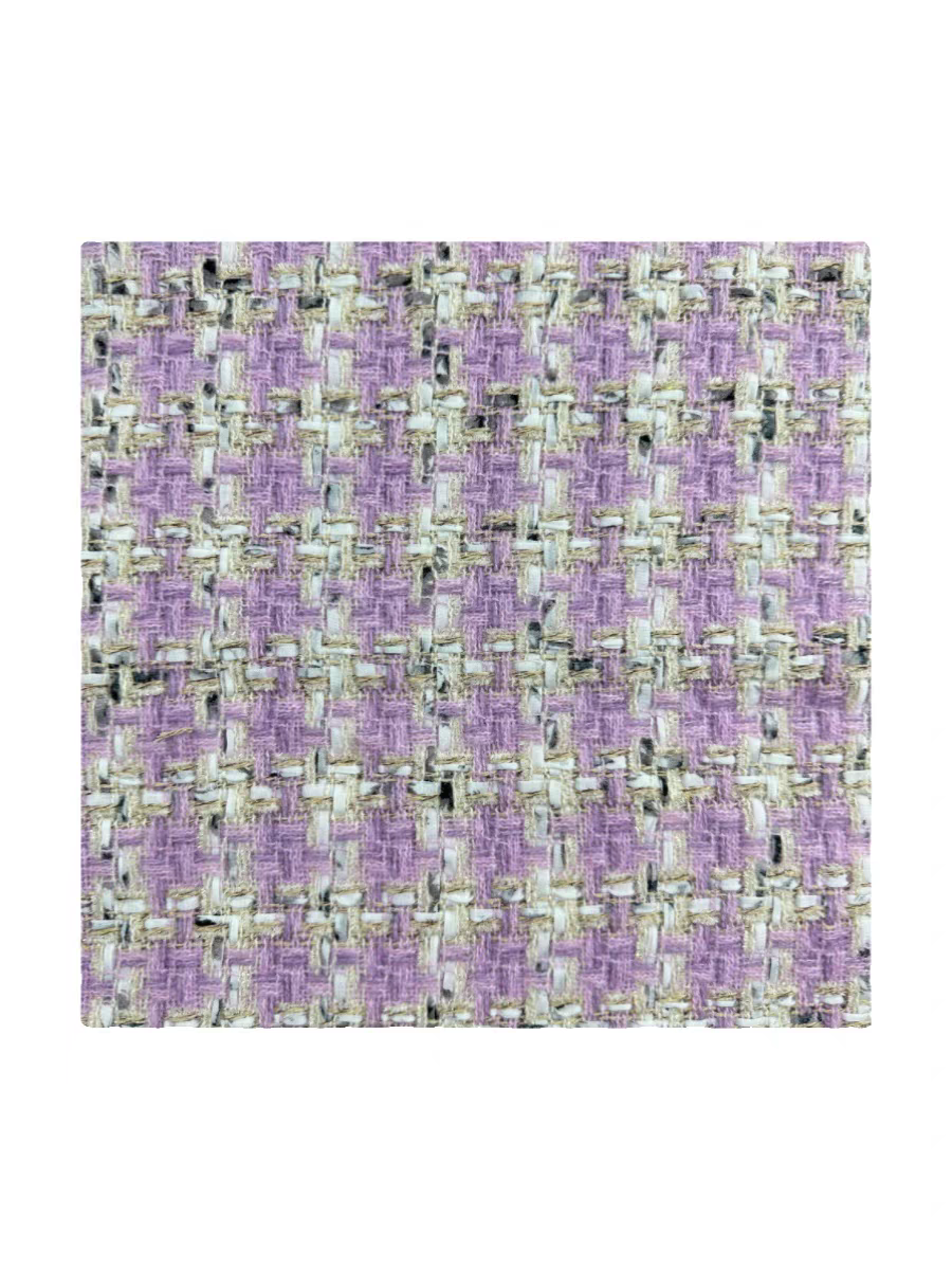 Bright silk high-end heavy industry woven small fragrance fabric clothing fabric coat dress high-end diy high-end coat