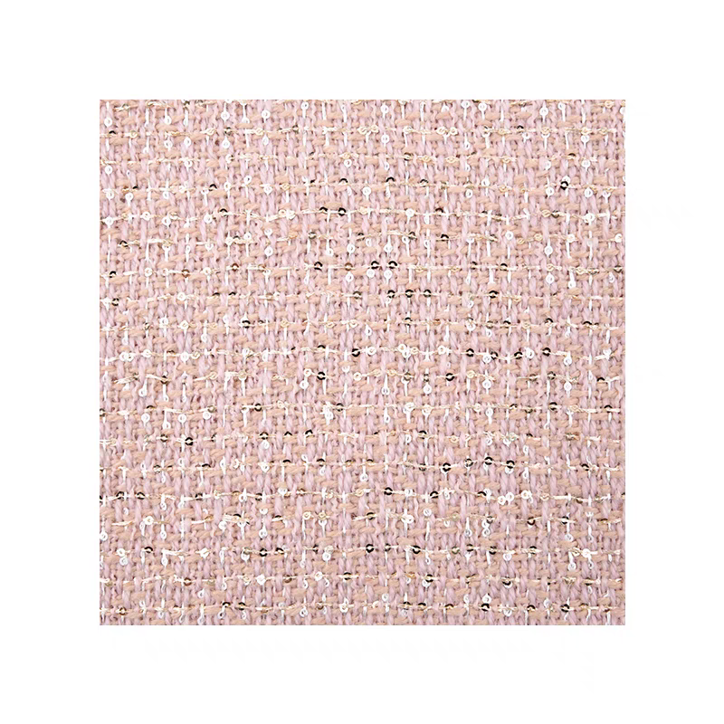 Light luxury sequined small fragrance fabric, wool high-definition tweed clothing fabric, designer handmade DIY luggage, shoes and hats