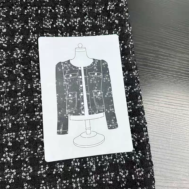Dobacol color imported small fragrance fabric, delicate tweed high-end customized clothing, handmade luggage fabric