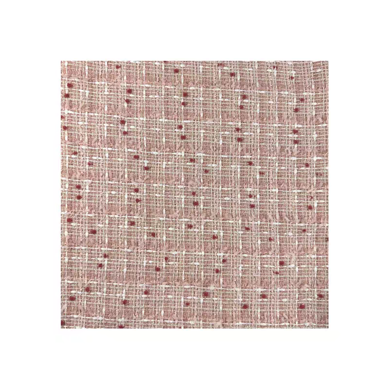 Spring butterfly yarn small fragrance fabric fine woven tweed clothing designer DIY luggage shoes and hats