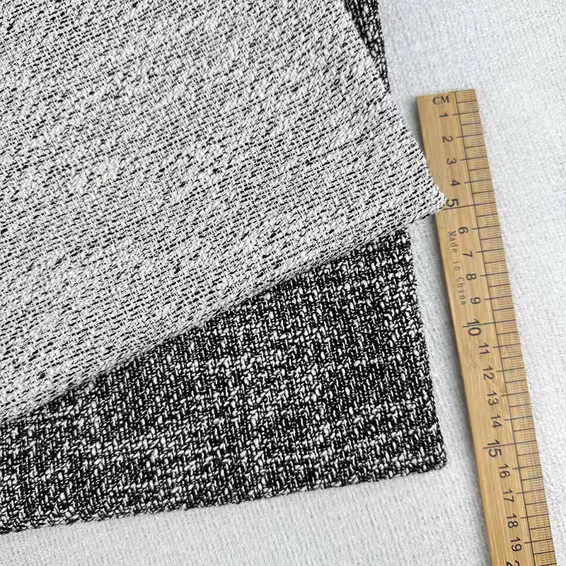 Early summer style woven small fragrant fabric, dark tweed fabric package bouquet handmade DIY clothing jacket