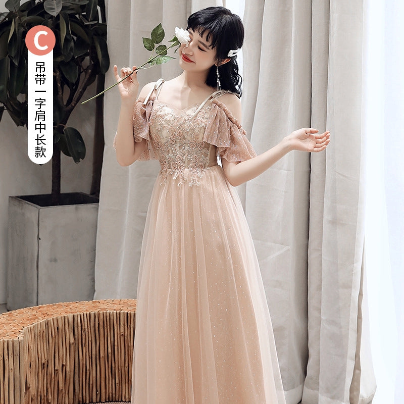immortal. Summer Sisters'Wedding Dresses Long Graduation Dresses Show Slim Girls