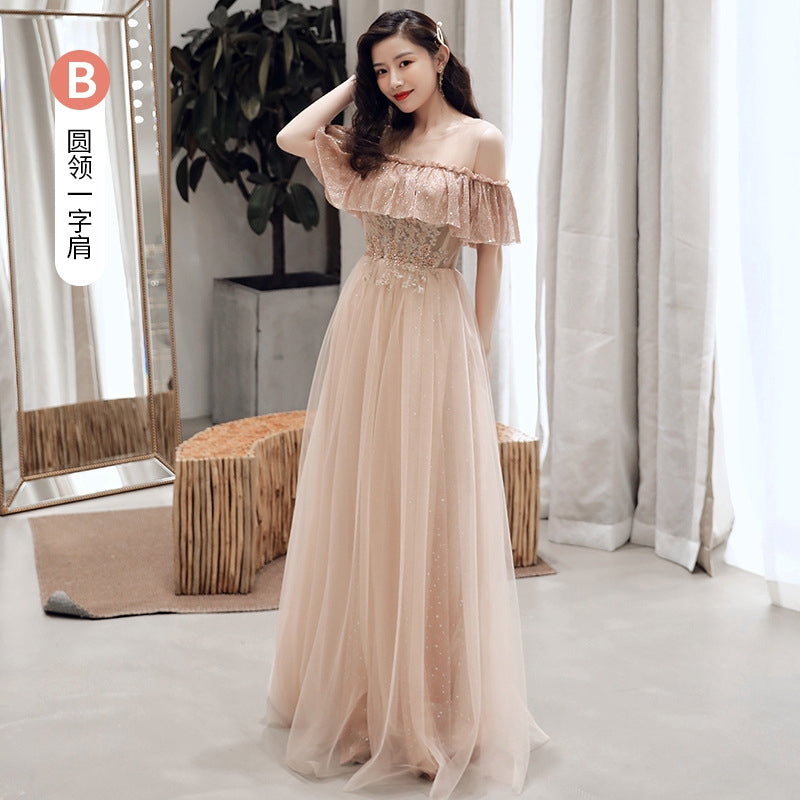immortal. Summer Sisters'Wedding Dresses Long Graduation Dresses Show Slim Girls