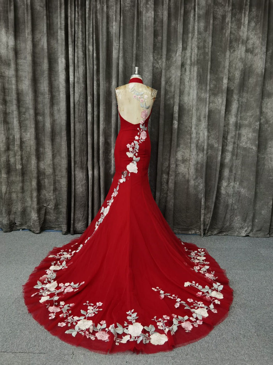 Cheongsham Wedding bridal gown 7-030