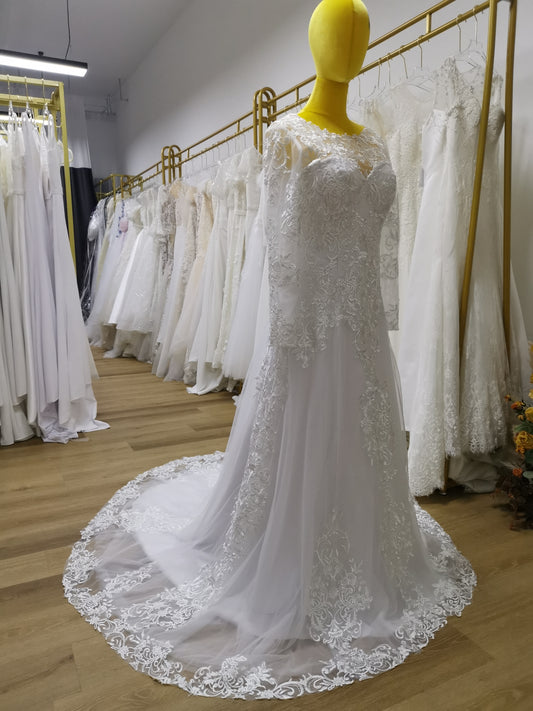 wedding bridal gown R-0019