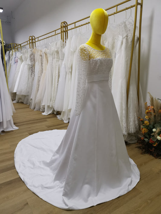 wedding bridal gown R-0018