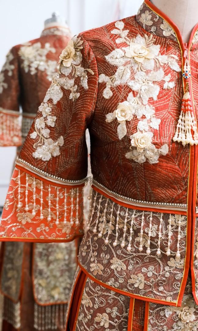 Traditional Chinese wedding dress KUA R1901