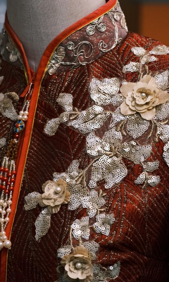 Traditional Chinese wedding dress KUA R1901