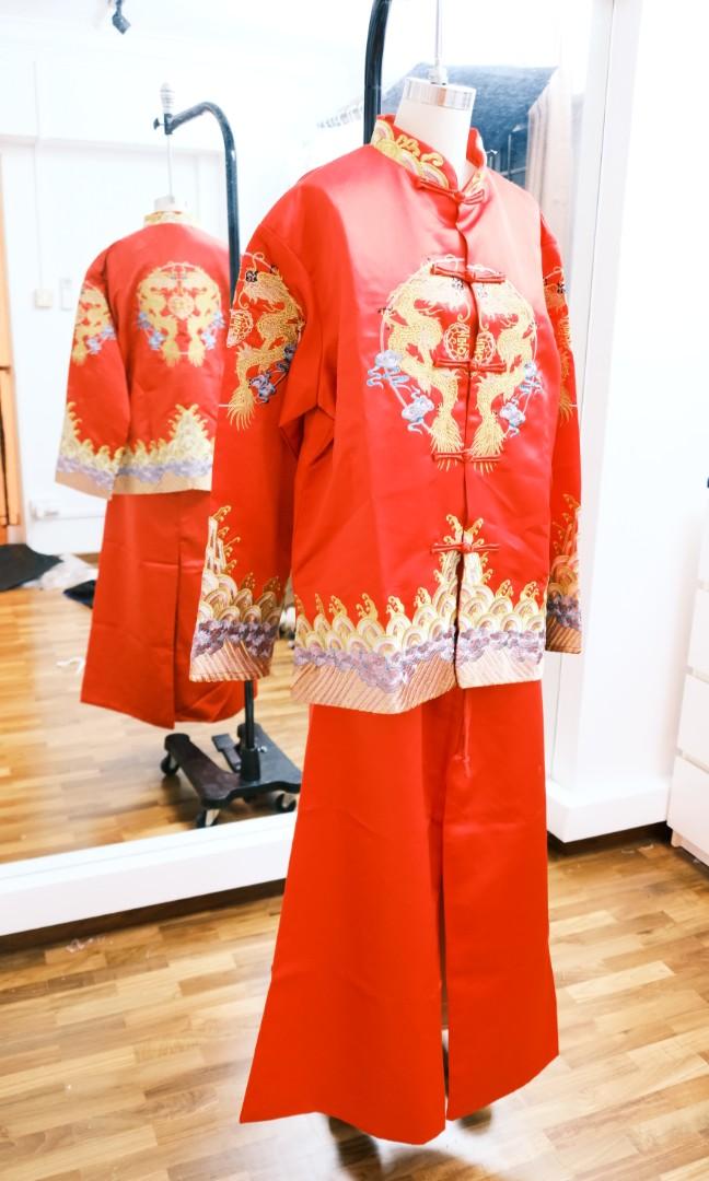 Traditional Chinese wedding dress KUA R1901