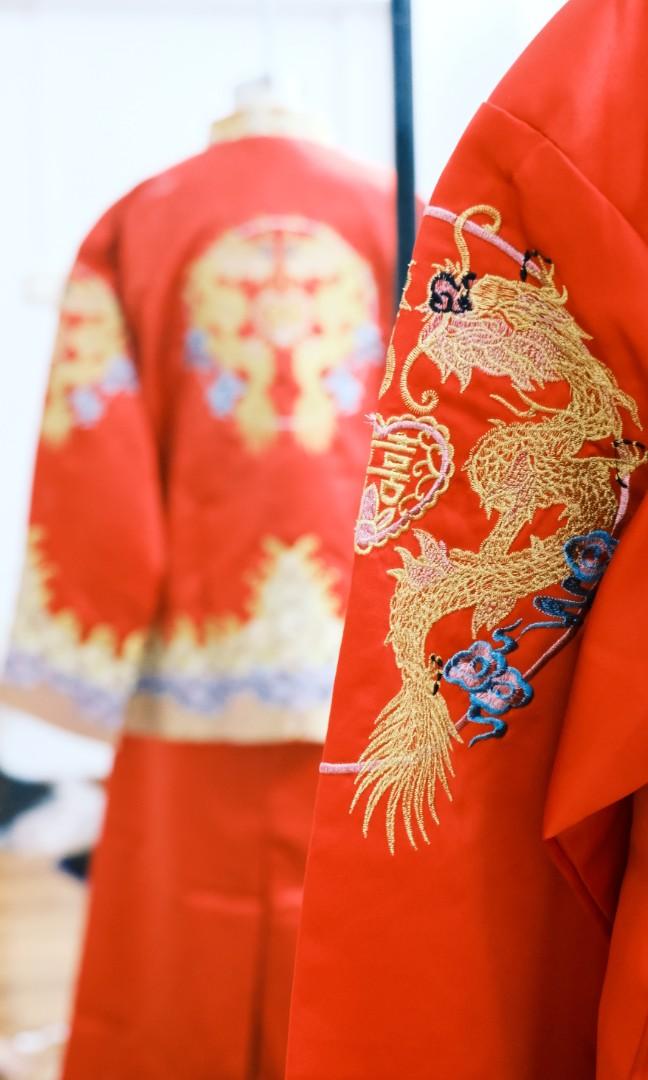 Traditional Chinese wedding dress KUA R1901