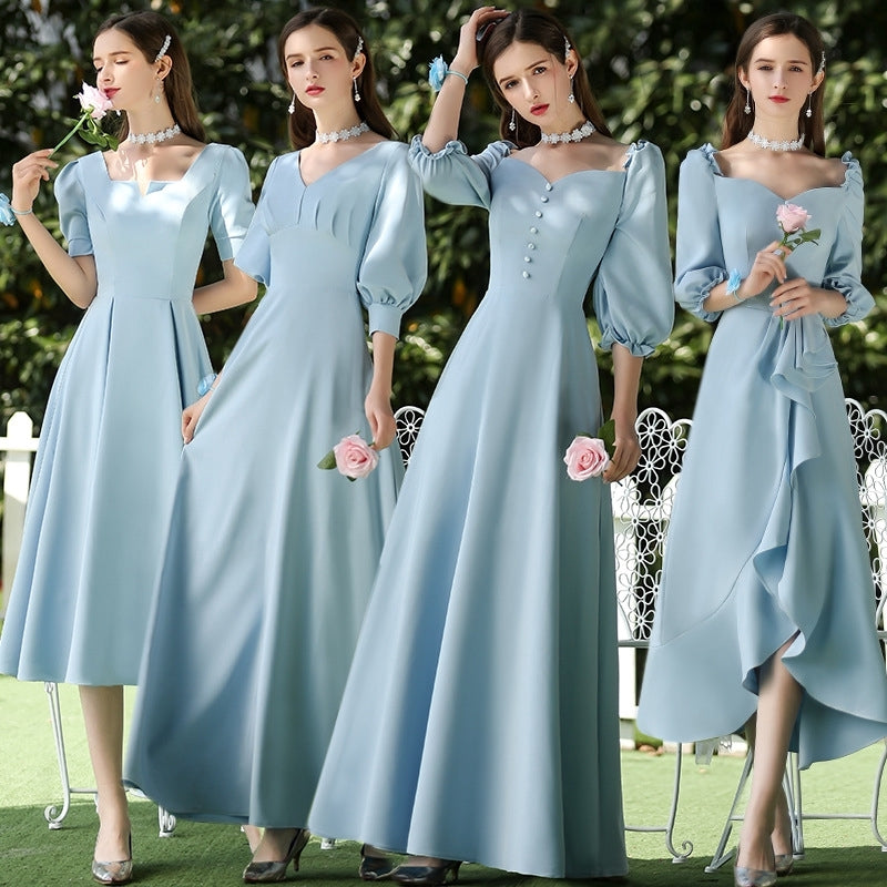 Bridesmaid Dress Beautiful Chiffon Dress Party Dress Women Long Dinner Dress Prom Dress Women Gown 0008