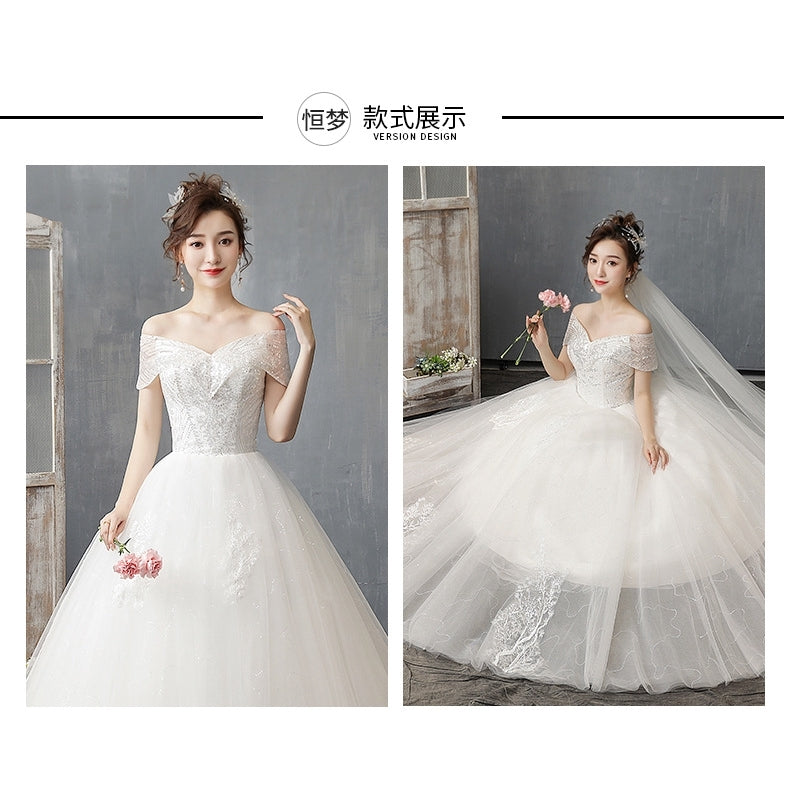 white off shoulder wedding dresses palace thin