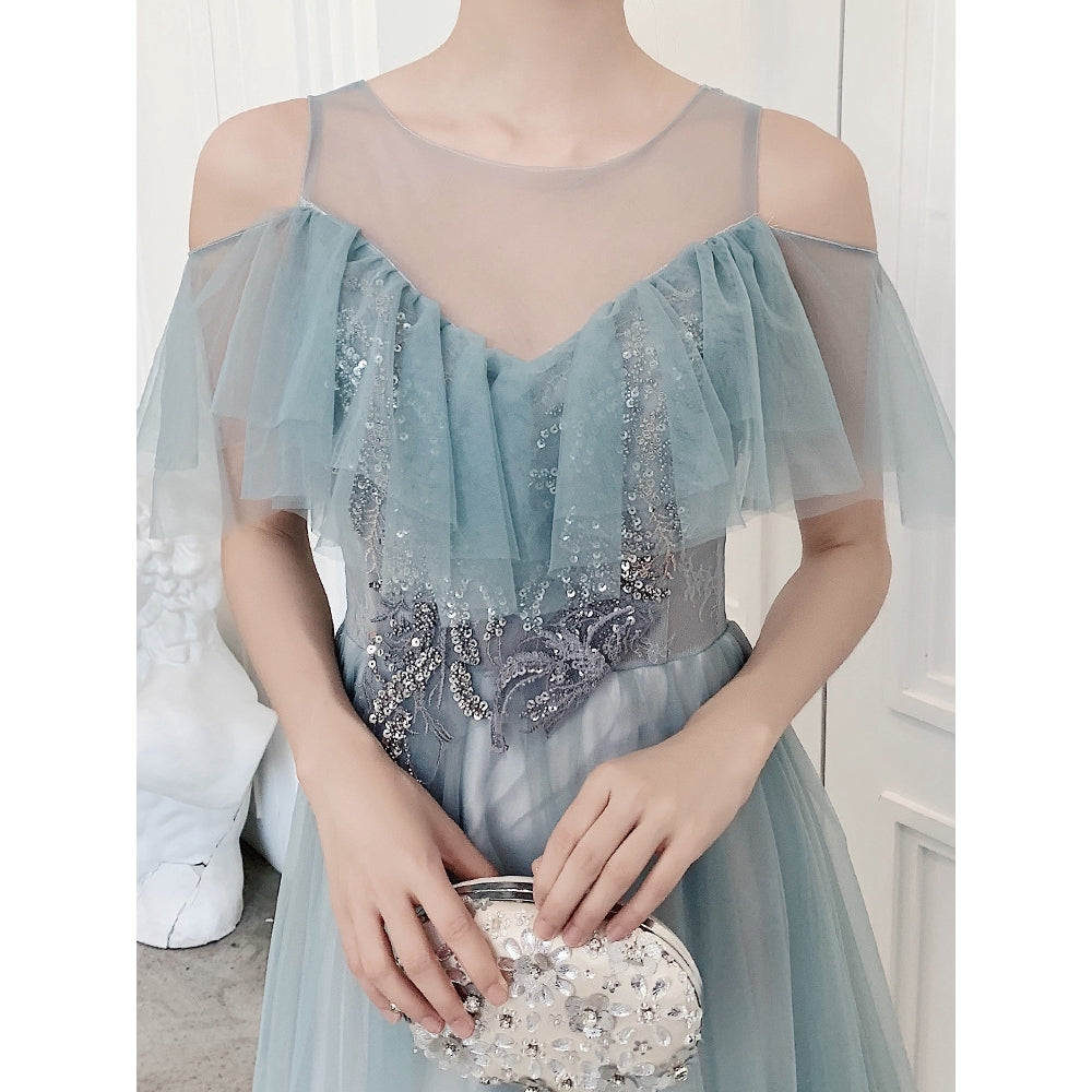 Fried Chicken And Thin Travel Dress Autumn Winter Green Bridesmaid Dress