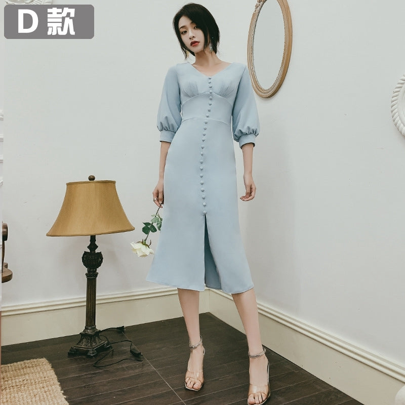 Bridesmaid Dress Beautiful Chiffon Dress Party Dress Women Long Dinner Dress Prom Dress Women Gown 0008