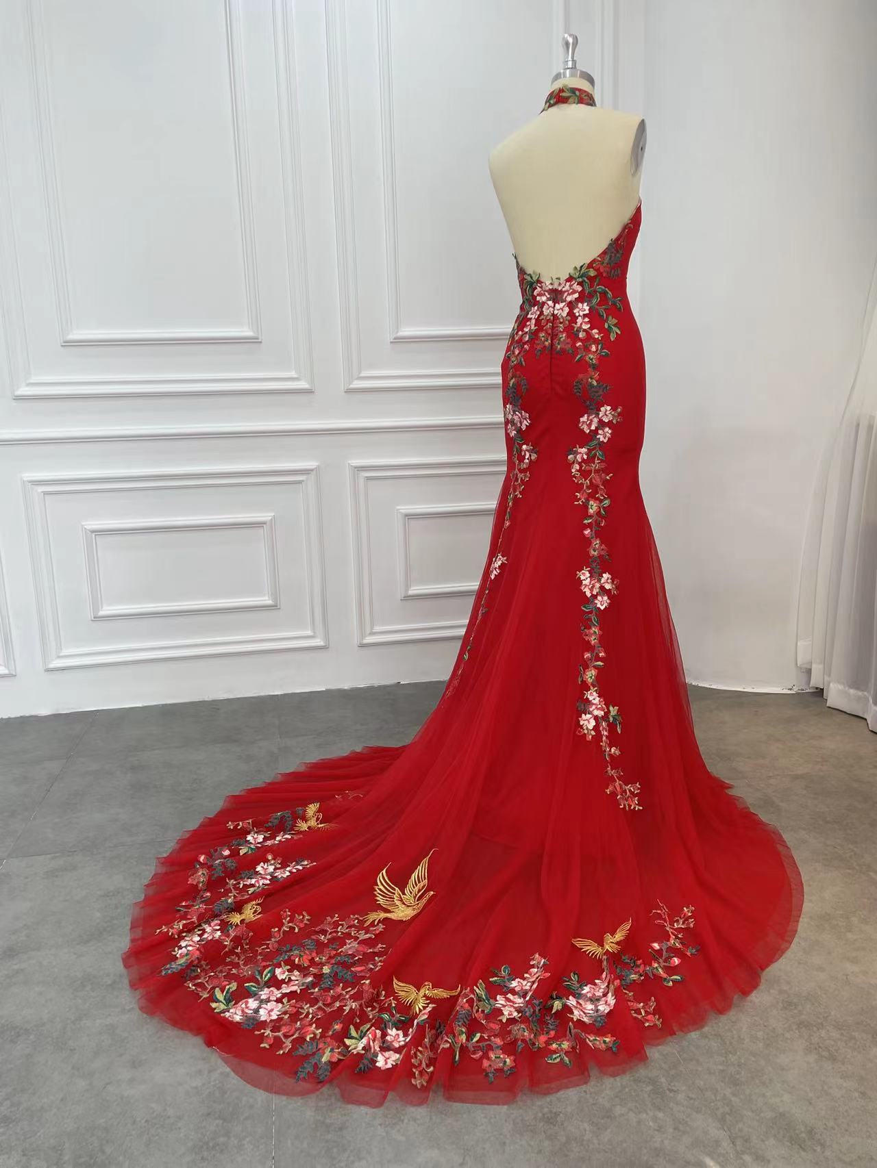 Cheongsham Wedding bridal gown 7-006